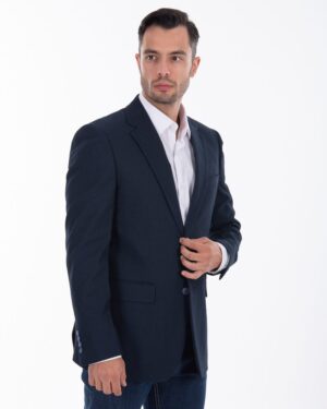 σακάκι με ανάγλυφη πλέξη 6030 Blue (2)