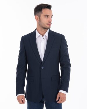 σακάκι με ανάγλυφη πλέξη 6030 Blue (3)