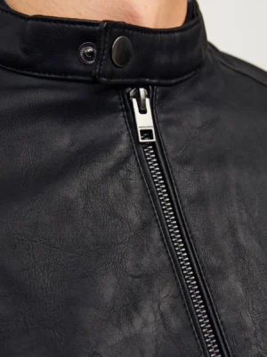 Faux δερμάτινο μπουφάν 12261195 Black (2)