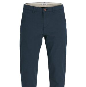 Chinos παντελόνι με ανάγλυφη πλέξη 12269487 Navy Blazer (2),