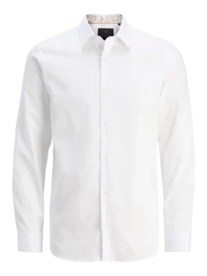 πουκάμισο με ανάγλυφη πλέξη 12273877 White (2)