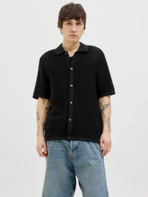 πλεκτό shirt 12276890 Black (4)