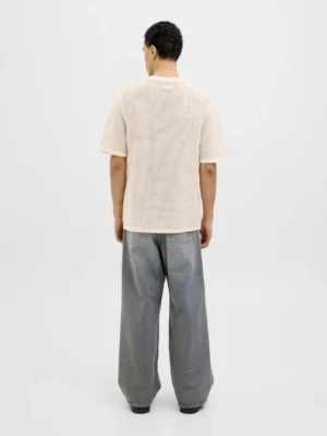 πλεκτό t shirt 12276889 Sea Salt (2)