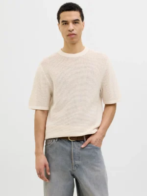 πλεκτό t shirt 12276889 Sea Salt