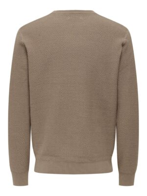 ONSMORGAN REG 12 STRUCTURE CREW KNIT