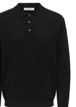 πλεκτό με γιακά 22033758 Black