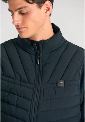 Ανδρικό αμάνικο καπιτονέ μπουφάν FBM012 001 01 Black (4)
