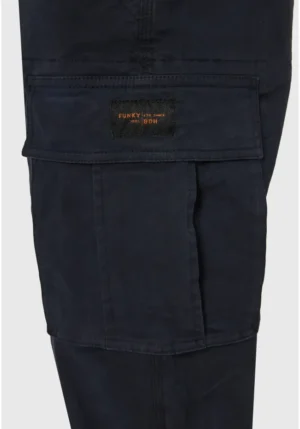 Ανδρικό comfort cargo παντελόνι FBM012 002 02 Navy (4)