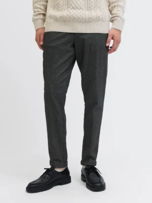 chinos παντελόνι με ανάγλυφη πλέξη 12272265 Grey Mel