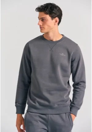 Essential Φούτερ με στρογγυλό λαιμό FBM012 003 06 D.K Grey