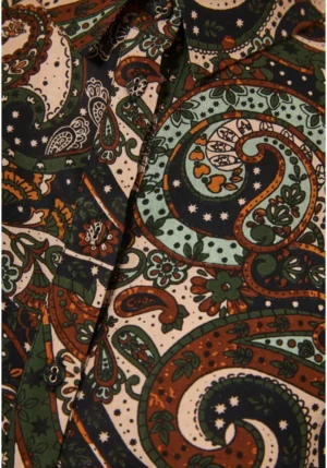 Γυναικείο all over printed πουκάμισο FBL012 118 05 Brown (3)
