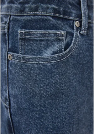 Γυναικείο flared jean παντελόνι FBL012 169 02 M.D Blue (3)