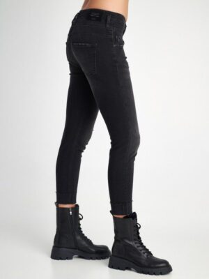 Γυναικείο Jean Παντελόνι Boyfriend Fit Cropped Irene 5 907.126.BLS.052 Black (2)