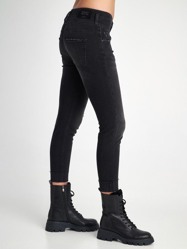 Γυναικείο Jean Παντελόνι Boyfriend Fit Cropped Irene 5 907.126.BLS.052 Black (2)