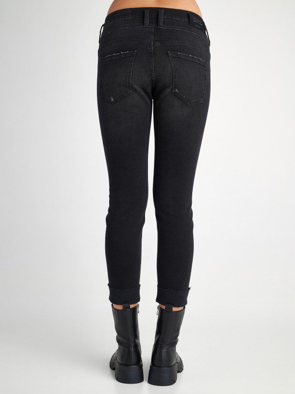 Γυναικείο Jean Παντελόνι Boyfriend Fit Cropped Irene 5 907.126.BLS.052 Black (3)