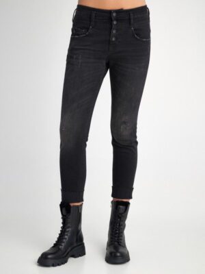 Γυναικείο Jean Παντελόνι Boyfriend Fit Cropped Irene 5 907.126.BLS.052 Black