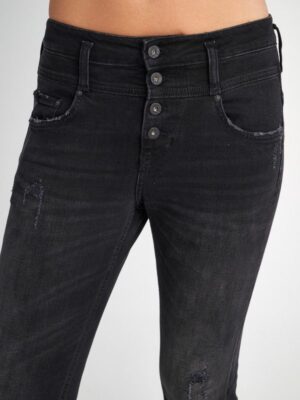 Γυναικείο Jean Παντελόνι Boyfriend Fit Cropped Irene 5 907.126.BLS.052 Black (4)