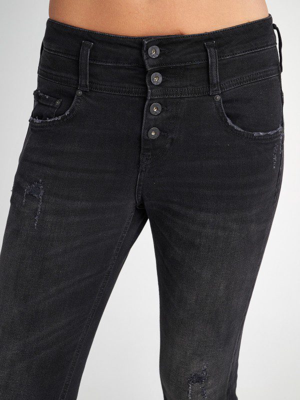 Γυναικείο Jean Παντελόνι Boyfriend Fit Cropped Irene 5 907.126.BLS.052 Black (4)