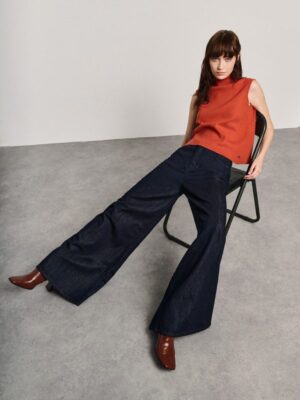 Γυναικείο Jean Παντελόνι Wide Leg Fit Lovely 5 919.399.B0.054 D.K Blue (2)