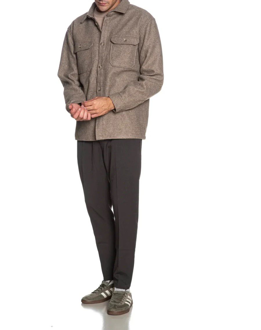 Overshirt πουκάμισο 10062588145 Beige