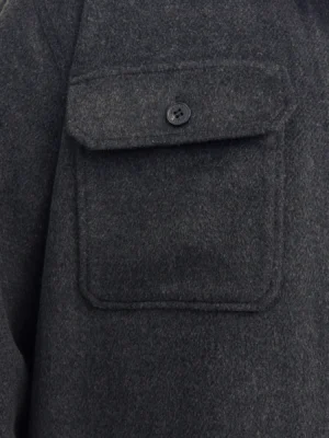 oversize πουκάμισο 12263999 Black (4)