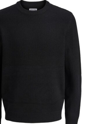 πλεκτό με ανάγλυφη πλέξη 12279230 Black (2)