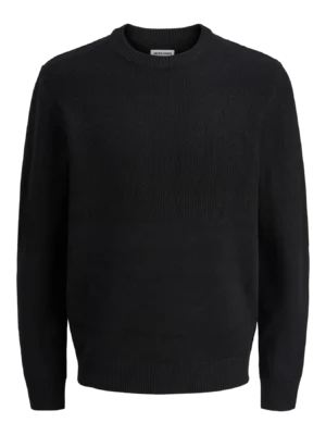 πλεκτό με ανάγλυφη πλέξη 12279230 Black
