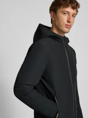 Softshell μπουφάν με ελαφριά επένδυση και κουκούλα 20718649194007 Black