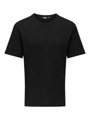 t shirt με ανάγλυφη πλέξη 22031761 Black