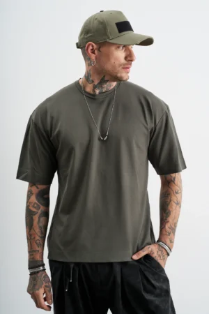 Alure T Shirt 350345 Khaki (2)