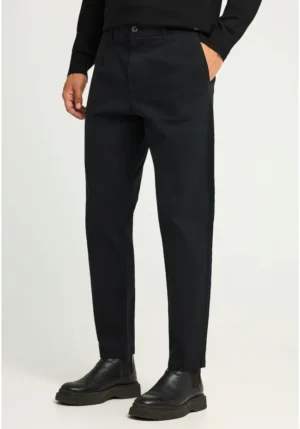 Ανδρικό comfort chino παντελόνι FBM012 004 02 Black