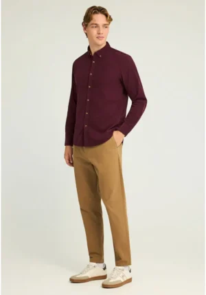 Ανδρικό comfort chino παντελόνι FBM012 004 02 Hazelnut (3)