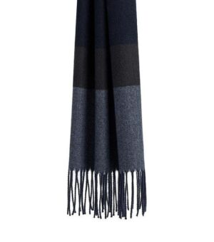 ανδρικό πλεκτό κασκόλ 10062632790 Navy (4).