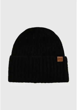 ανδρικός σκούφος cable knit FBM012 048 10 Black (2)
