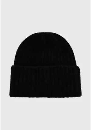ανδρικός σκούφος cable knit FBM012 048 10 Black