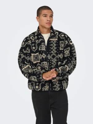 Fleece φούτερ 22035835 Jet Black