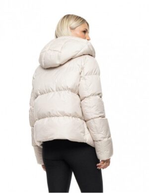 Γυναικείο κοντό μπουφάν 54 101 044 Beige (3)