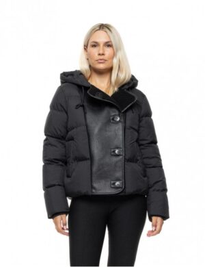 Γυναικείο κοντό μπουφάν 54 101 044 Black (2)