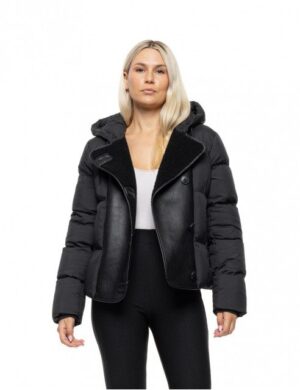 Γυναικείο κοντό μπουφάν 54 101 044 Black (4)