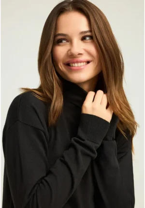 Γυναικείο πλεκτό ζιβάγκο FBL012 102 09 Black (4)