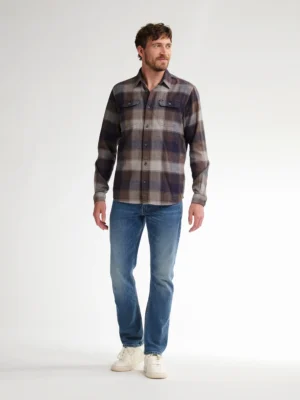 καρό πουκάμισο Sil 4177144 D.K Beige