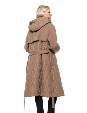 μακρύ μπουφάν 54 101 054 D.Beige (2)
