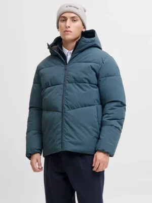 μπουφάν puffer με ενσωματωμένη κουκούλα 12283517 Orion Blue (4)