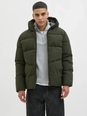 μπουφάν puffer με ενσωματωμένη κουκούλα 12283517 Rosin (4)