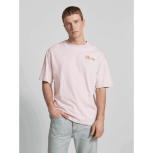 oversize t shirt με πίσω στάμπα 20717782152705 Pink (2)