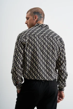 Oversized πουκάμισο 901201 Black (3)