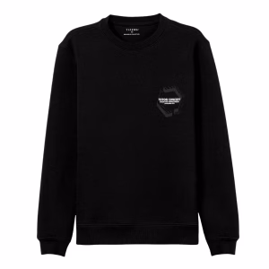φούτερ με branded τύπωμα 10061540000 Black