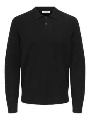 polo πουλόβερ 22033770 Black