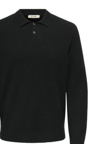 polo πουλόβερ 22033770 Black