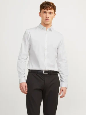 πουκάμισο slim fit 12201905 White (4)
